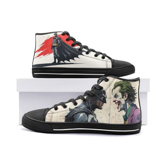 Discover BatmanXJoker (Unisex High Top Canvas Shoes)