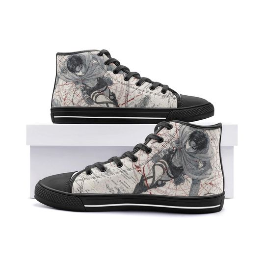 Discover AOT-Levi Unisex High Top Canvas Shoes