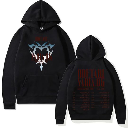 Discover Rap Singer Odetari Hoodie Odetari VARIA 0.5 North American Tour 2025 Autumn/winter Men's Women's Casual Y2K Pure Cotton Hoodie