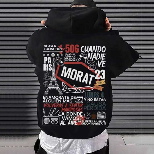 Discover Band Morat Album Graphics Hoodie Men Women Pullover Hiphop Streetwear Soft Casual Sweatshirt Warn Tops 0928-2