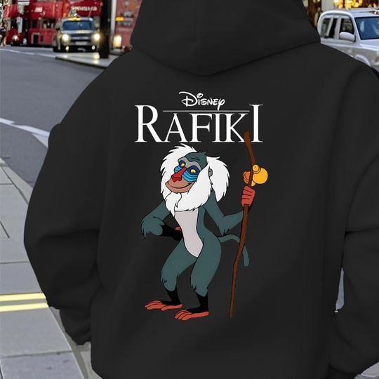 Discover Disney Rafiki Character Hoodie Couple Hoodie Autumn/Winter New Men's Casual Fashion Clothing