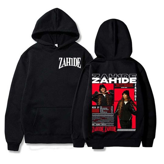 Discover Zahide Pretty Privilege Zah1de Merch Hoodie Men Women Pullover Hiphop Streetwear Soft Casual Sweatshirt Warn Tops ZH13