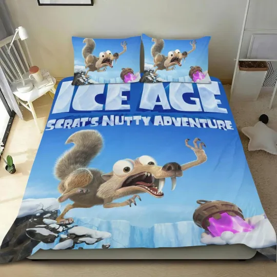 Discover Ice Age Bedding Set 3 Piece Twin Duvet Cover for Kids Bed