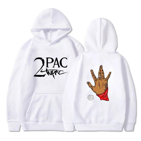 Discover Gangsta Rap 2Pac Hoodies Singer Graphic Printing Sweatshirts for Fans Casual Long Sleeve Men/Women Clothing Sudaderas Hoody