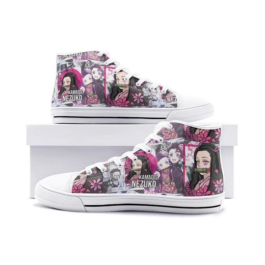 Discover demon Unisex High Top Canvas Shoes