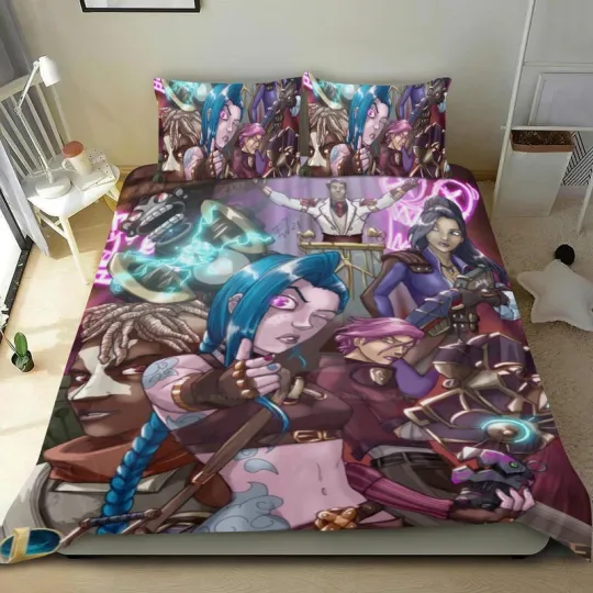 Discover Arcane Bed Duvet Cover Set for Kids, 3 Piece Twin Bedding