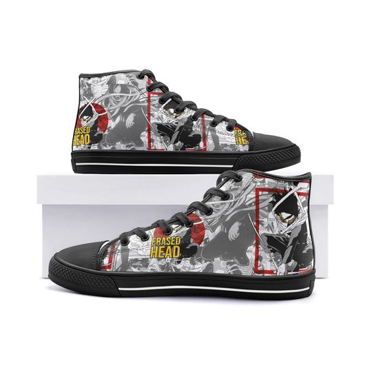 Discover Hero Anime-Erased head Unisex High Top Canvas Shoes