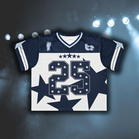 Discover Eilish Merch Boxy Fit Mesh Jersey