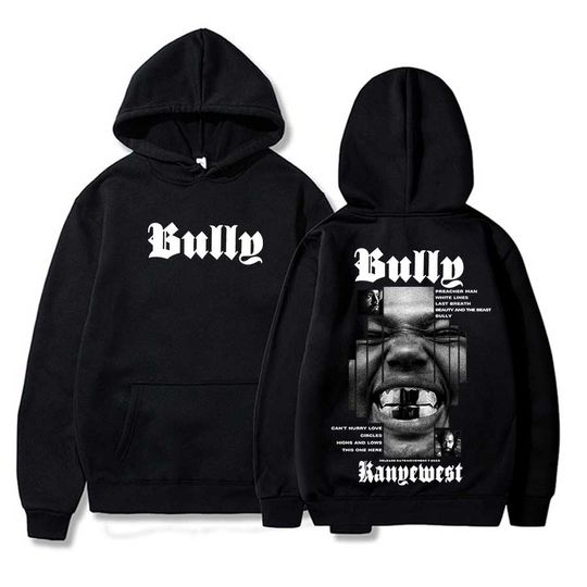 BULLY KANYE WEST 2025 Album Hoodie Men Women Pullover Hiphop Streetwear Soft Casual Sweatshirt Warn Tops