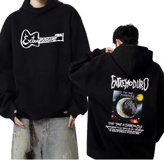 Discover 2025 Rock Band Extremoduro Tour Merch Hoodie Men Fashion Hip Hop Style Punk Hoodie Women Streetwear