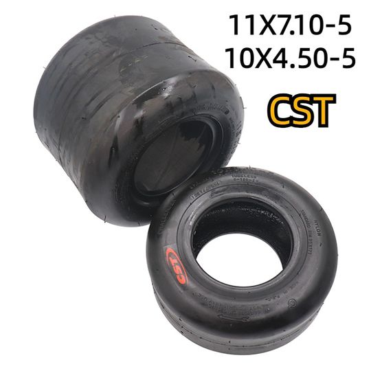 Discover Four Wheel Go-kart High Quality tire 10X4.50-5 11x7.10-5inch tire with Aluminum Wheels 1set tire for Box kart