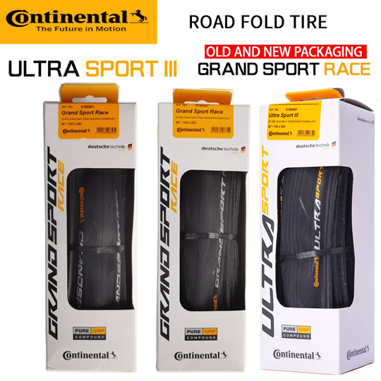 Discover Continental Road Tire ULTRA Sport III & GRAND Sport Race & Extra 700× 23C /25C/28C Road Bicycle Clincher Foldable Gravel Tire