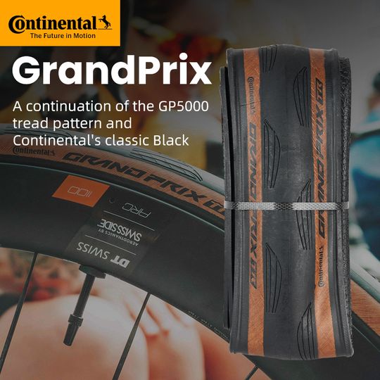 Discover Continental Grand Prix Road Bicycle Tire Anti Puncture Tubeless/Tube Tire 700x25C/28C/30C/32C Black Chili Road Bike Tires