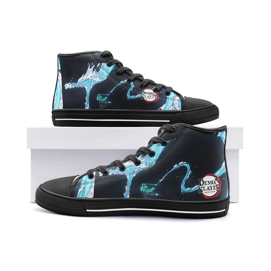 Discover demon Unisex High Top Canvas Shoes