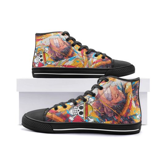 Discover Luffy Unisex High Top Canvas Shoes