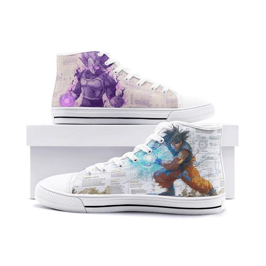 Discover DBZ-Goku_Vegeta Unisex High Top Canvas Shoes