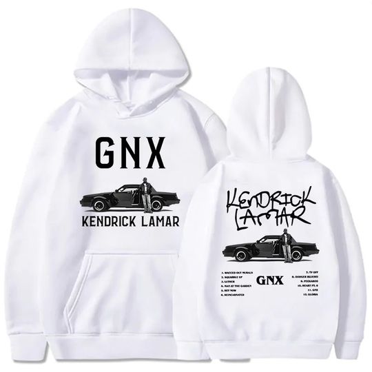 Discover GNX Album 2024 Printing Hoodies Kendrick Lamar Rapper Rock Style Sweatshirts Unisex Streetwear Long Sleeve Hooded Pullovers Men