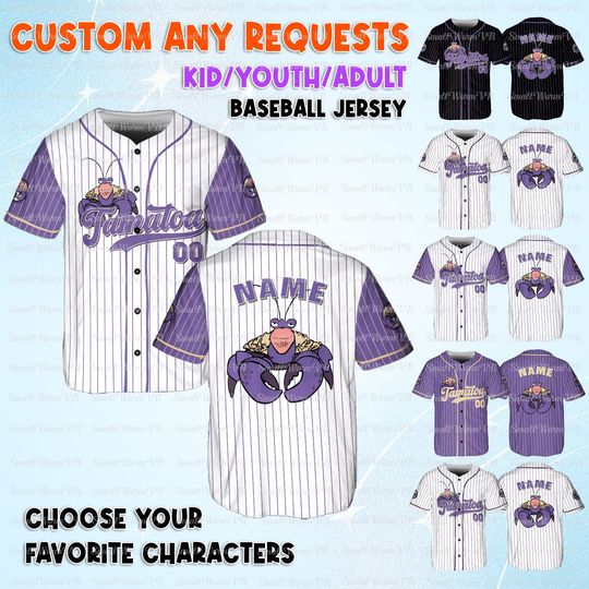 Discover Disney Moana Tamatoa Jersey, Moana Movie Characters Jersey, Disney Tamatoa Birthday Shirt, Matching Disney Moana Group Shirt