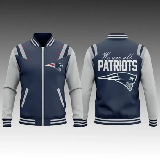 Discover 2025 We Are All Patriot city Rivalries Storm Blue bomber Jacket