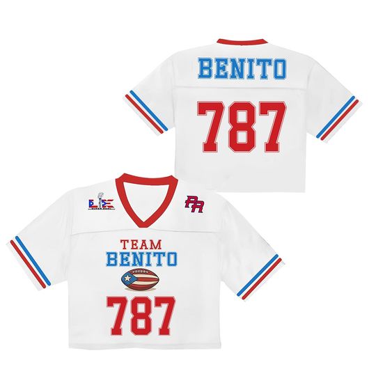 Discover Ben Apparel: Benito SUPA POWL Football Croptop Jersey