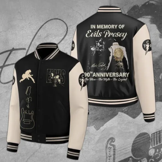 Discover Elvis Presley Varsity Jacket