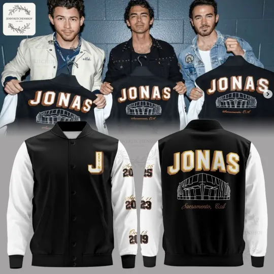 Jonas Brothers Sacramento Baseball Jacket