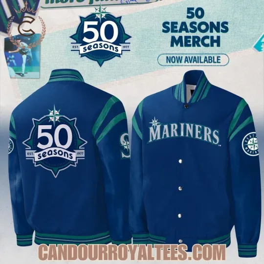 Seattle city Mariner 50 Seasons Celebration Jacket