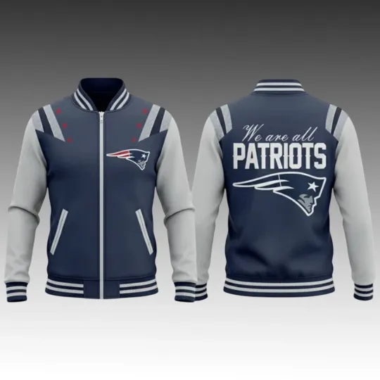 Discover 2025 We Are All Patriot city Rivalries Storm Blue bomber Jacket