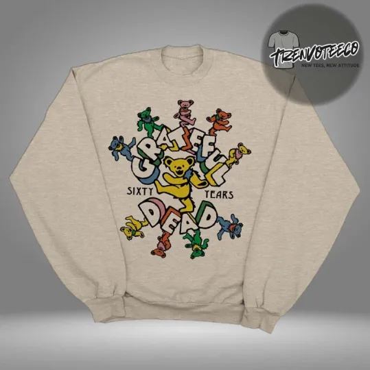 Grateful Dead 60th Marching Bears Unisex Sweatshirt