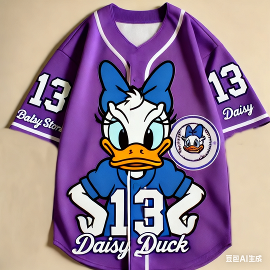 Discover New Disney Days Baseball Lovely Personalized Cartoon Print Baseball Jerseys Outdoor Sports Clothing Casual Men Women Kids Tops
