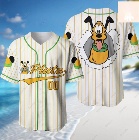 Discover Disney Snow White and the Seven Dwarfs Print Jersey Baseball ShirtKids/Adults Parent-Child Wear Sports Short Sleeve