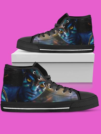 Discover Avatar High-Top Shoes: Unisex Converse Lookalike