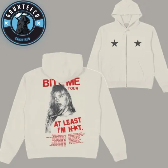Discover Renee Rapp Bite Me Tour 2025 Zip Hoodie