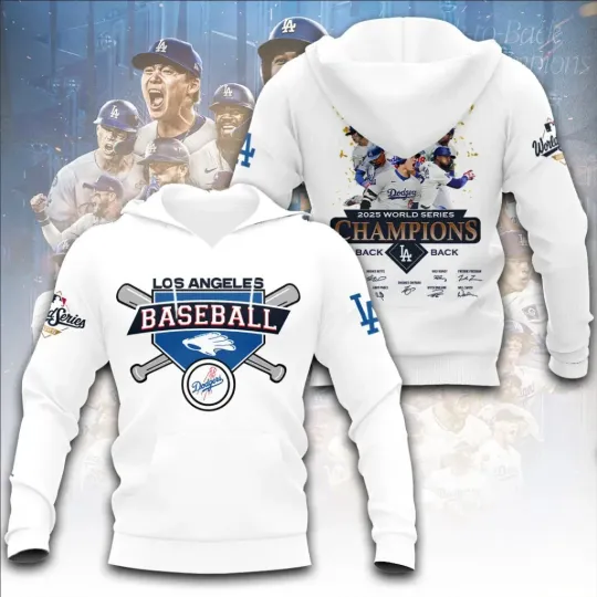 Discover Los Angeles city Dodger 3D Apparel hoodie