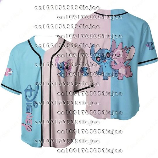 Discover Disney-Personalized Stitch Baseball Jersey, Oversized Sport Jersey, Special Edition, Fan Gift, Summer, New, 2024