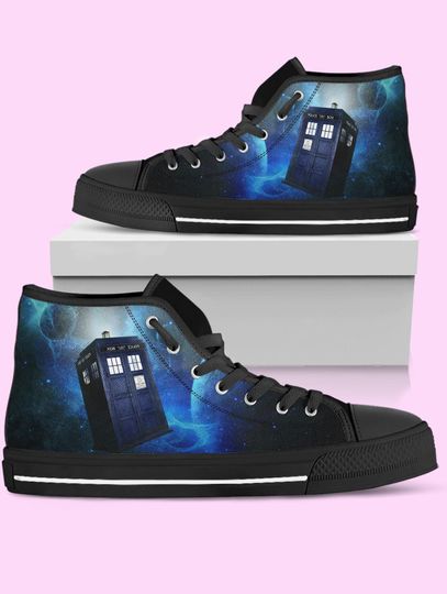 Discover Doctor Who High-Top Shoes: Inspired Sneakers for Women, Men
