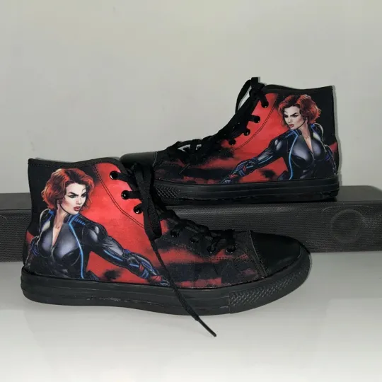 Discover Unbranded Men's High Top Marvel Sneakers Excellent Condition Sz