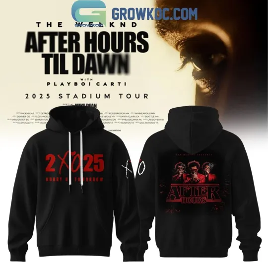 Discover Weeknds x After Hours Til Dawn Tour Hoodie
