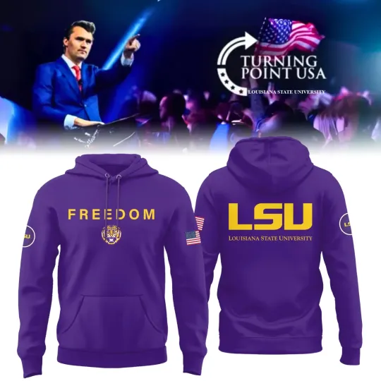 Discover Freedom Louisiana State University x Turning Point USA Hoodie dp-2 LSU HOODIE