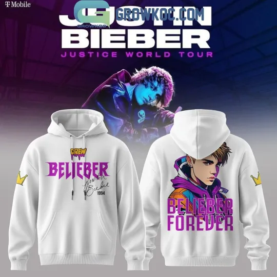Discover Justin Bieber 2026 Justice World Tour Hoodie