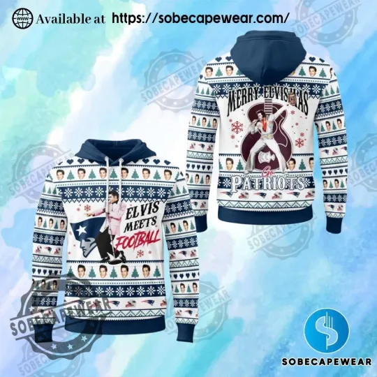 Discover Patriots Elvis Presley Christmas Hoodie