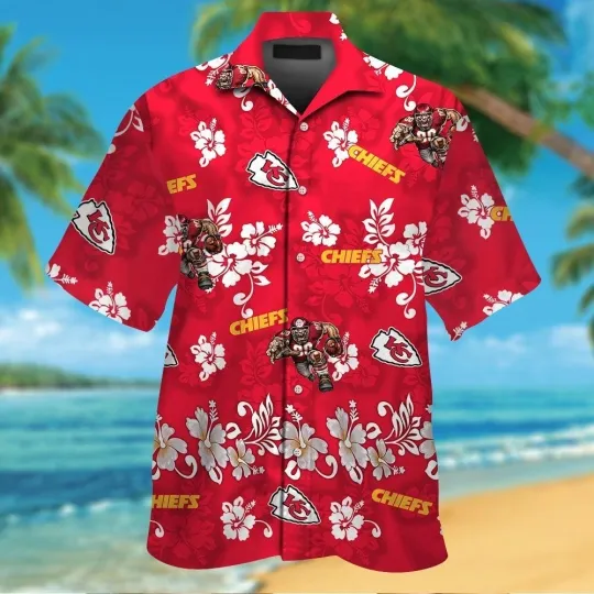 Discover Personalized Kansas City Football Chiefss Team Hawaiian Shirt Unisex Adult S-5XL