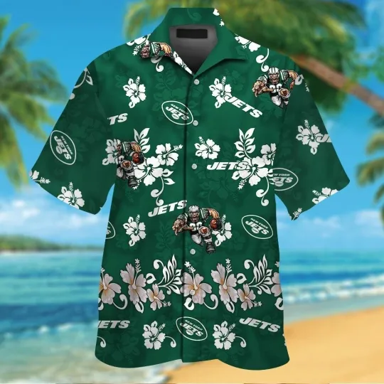 Discover Personalized New York Football Jetss Team Hawaiian Shirt Unisex Adult S-5XL