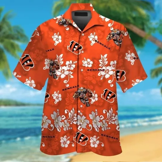 Discover Personalized Cincinnati Football Bengalss Team Hawaiian Shirt Unisex Adult S-5XL