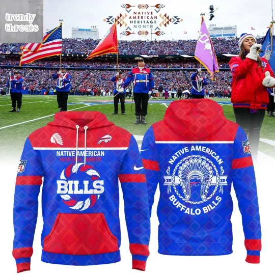 Discover Buffalo city Bill American Native Heritage Hoodie