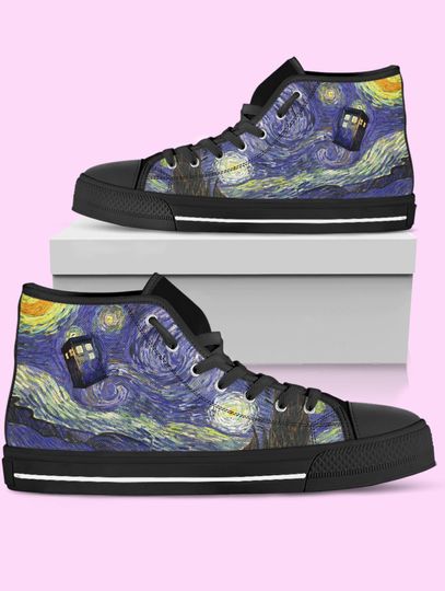 Discover Doctor Who High-Top Shoes: Inspired Sneakers
