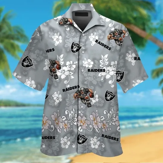 Discover Personalized Las Vegas Football Raiderss Team Hawaiian Shirt Unisex Adult S-5XL