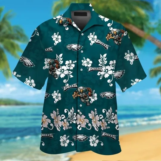Discover Personalized Philadelphia Football Eagless Team Hawaiian Shirt Unisex Adult