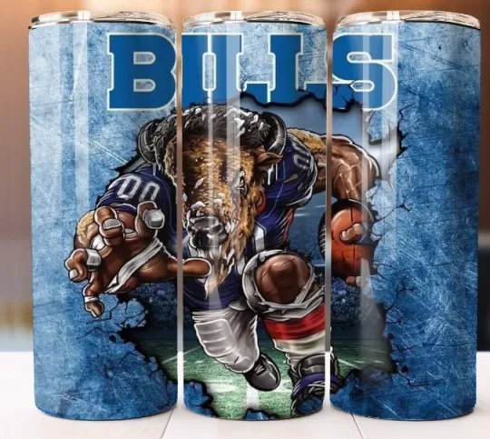 Buffalo Bills Football Tumbler
