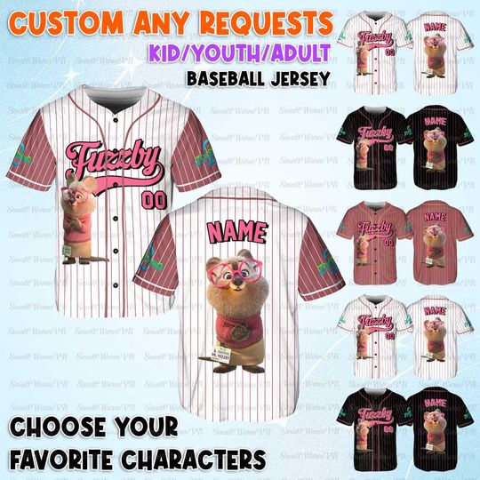 Discover Personalized Dr Fuzzby Baseball Jersey, Zootopia Dr Fuzzby Baseball Jersey, Dr Fuzzby Zootopia Team Shirt, Disney World Family Trip Shirt